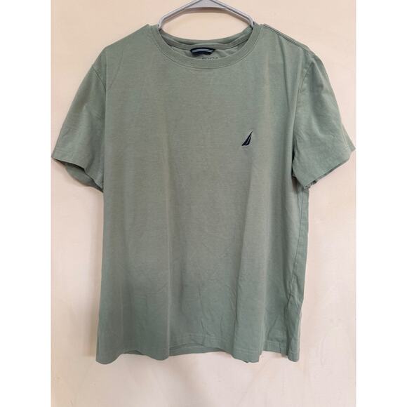 Nautica Men's Short-Sleeve Crewneck Solid Tee (T) Shirt - Picture 1 of 5